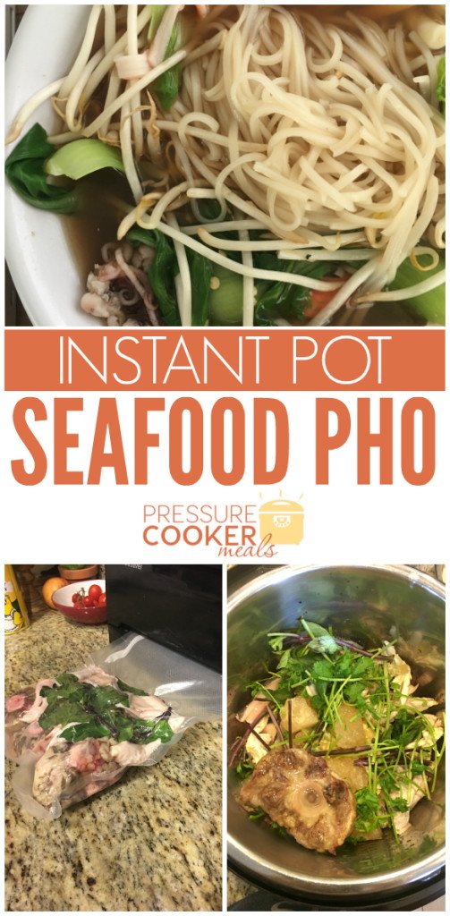 Instant Pot Seafood Pho Soup