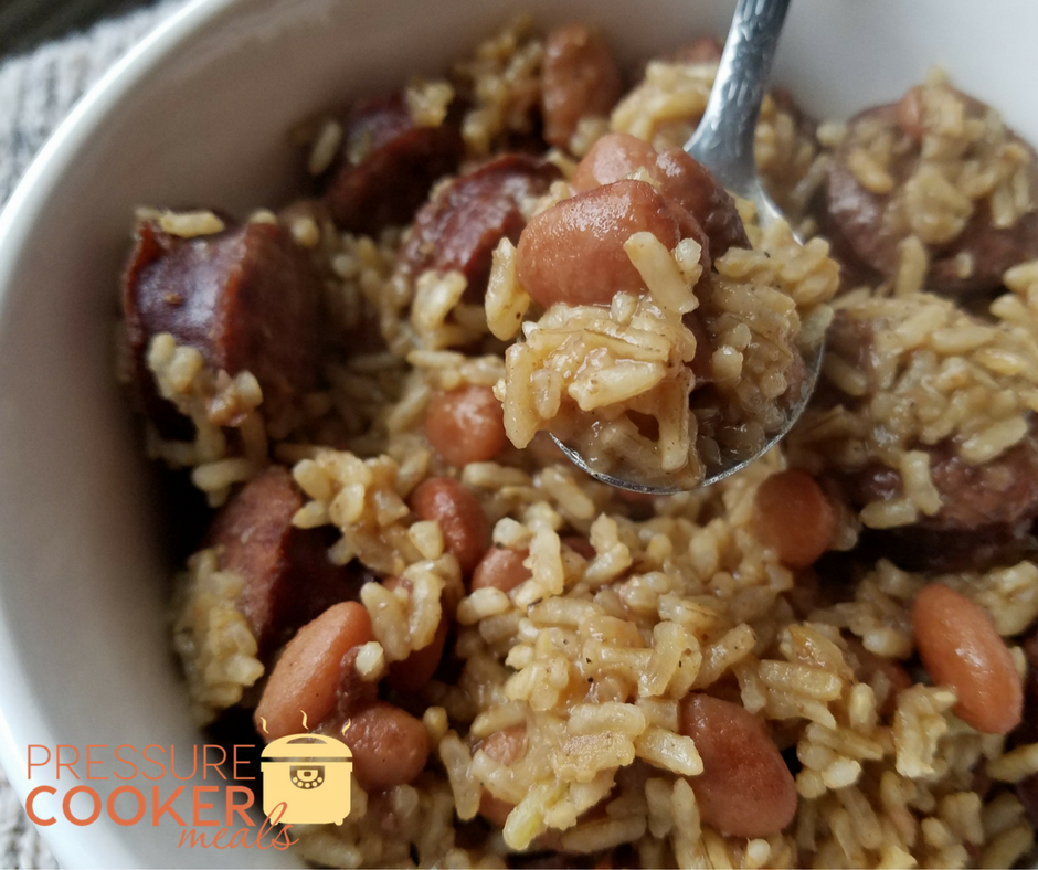 Instant Pot Red Beans & Rice is a fast and easy meal that is budget friendly and delicious! Make this simple meal in under an hour!