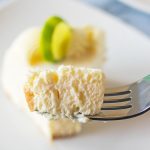 Bite of Instant Pot Key Lime Cheesecake