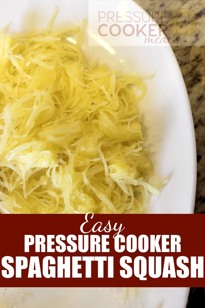 Easy Pressure Cooker Spaghetti Squash