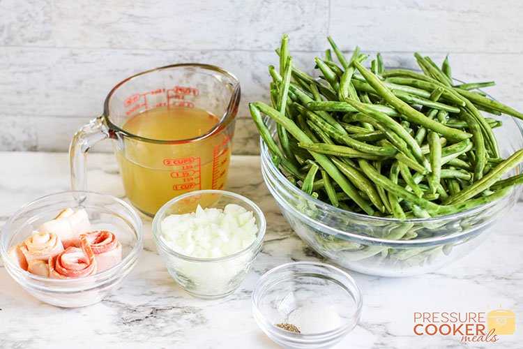 Instant Pot Southern Green Beans ingredients
